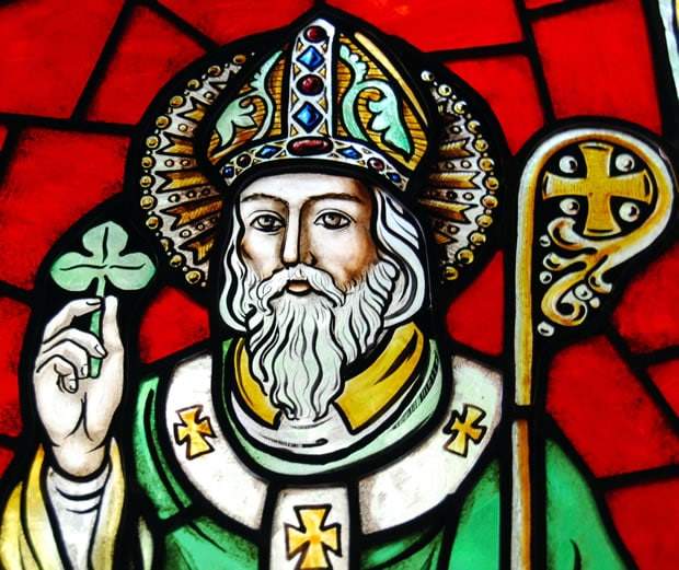 Représentation de Saint Patrick, le Saint Patron de l'Irlande 