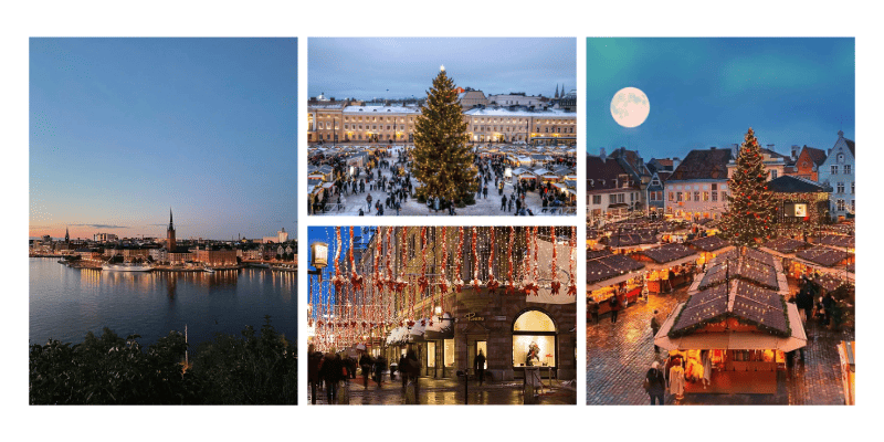 marche noel scandinavie